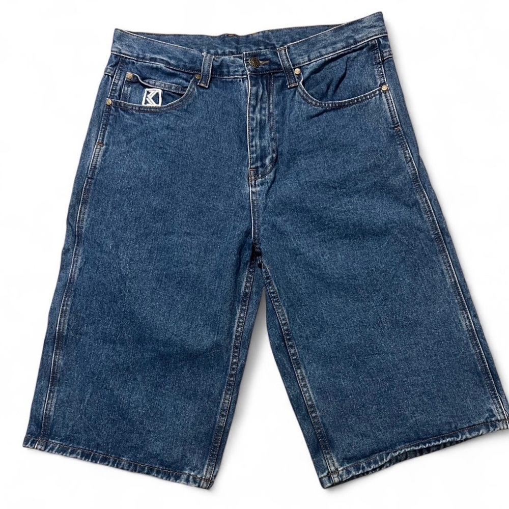 Karl Kani vintage dark blue denim size medium shorts
